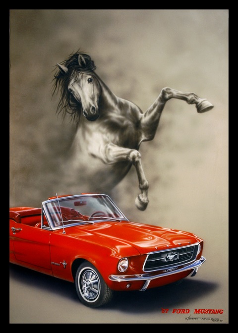 Mustang,Ford,Pferd,USA,